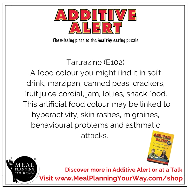 Post image for Food Additive: Tartrazine – E102