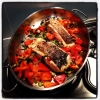 Thumbnail image for What’s For Dinner: Crispy Salmon (Jamie Oliver’s 30 minute meals)