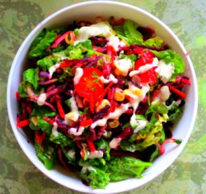 Rainbow salad